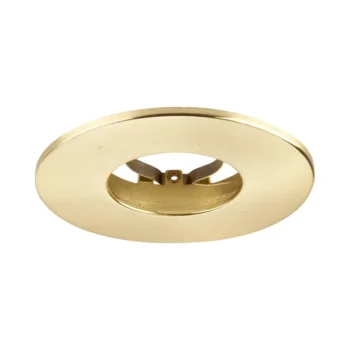Satin Brass Fixed Bezel for Saxby ShieldONE 75 GU10 Downlight