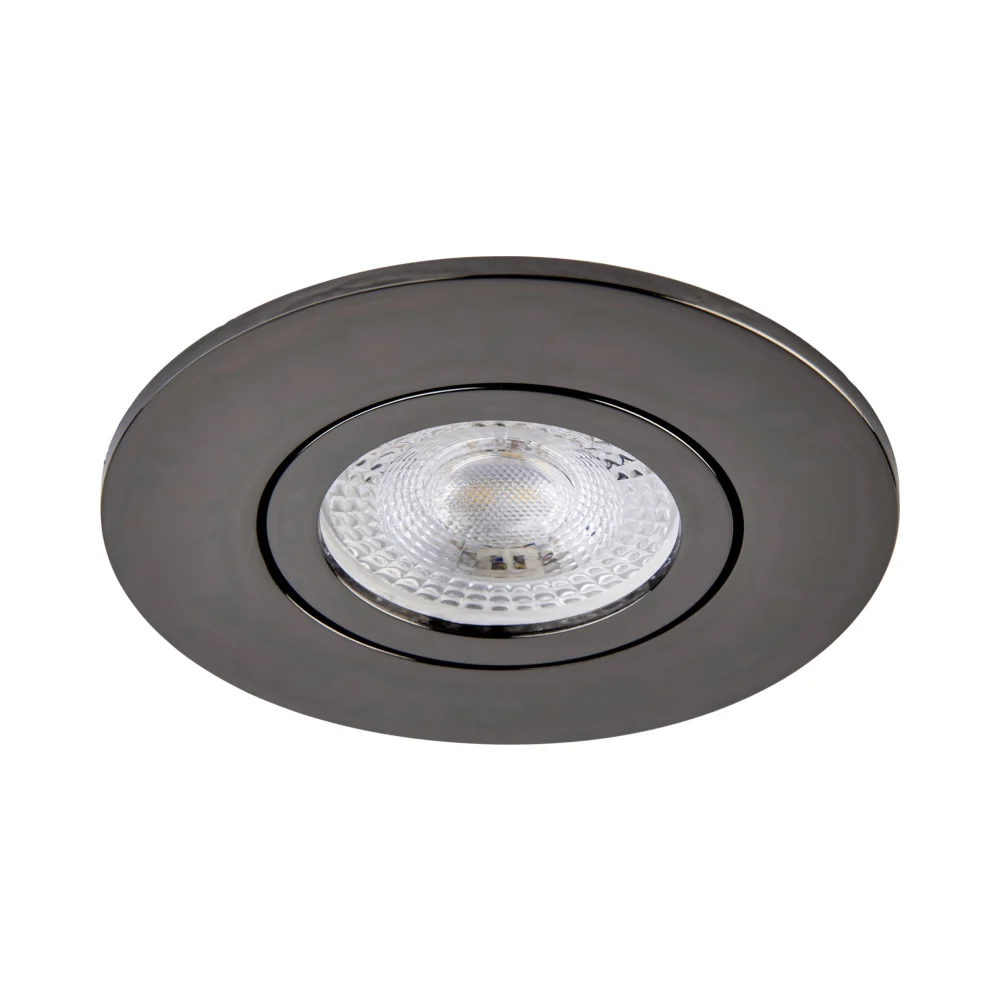 Saxby ShieldONE 75 Tilt Black Nickel Bezel 3 Black Nickel Tilt Bezel for Saxby ShieldONE 75 GU10 Downlight