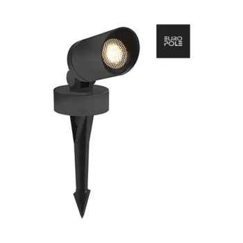 Aurora EUROPOLE TUBE IP65 GU10 Spike Light - Matt Black