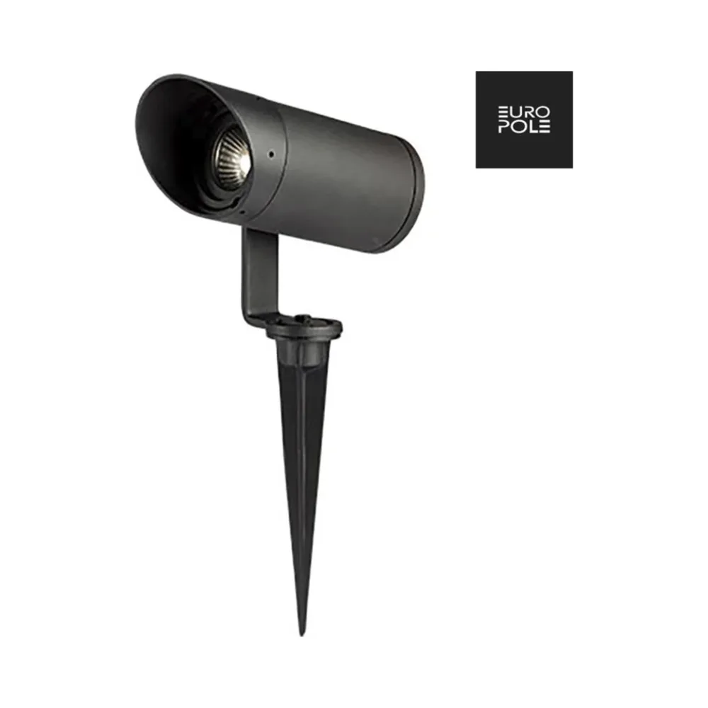 Aurora EUROPOLE TUBE 1 IP65 5W Spike Light - 4000K Cool White - Matt Black 1 Aurora EUROPOLE TUBE 1 IP65 5W Spike Light - 4000K Cool White - Matt Black