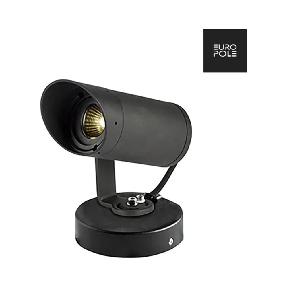 Aurora EUROPOLE TUBE 1 IP65 5W Surface Mounted Spot Light - 4000K Cool White - Black 1 Aurora EUROPOLE TUBE 1 IP65 5W Surface Mounted Spot Light - 4000K Cool White - Black