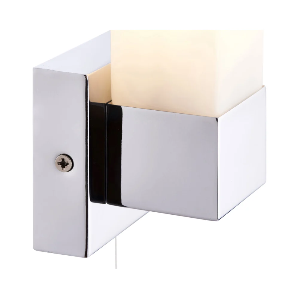 Saxby Square 1lt wall IP44 40W 3 Saxby 39627 Saxby Square 1lt wall IP44 40W 3