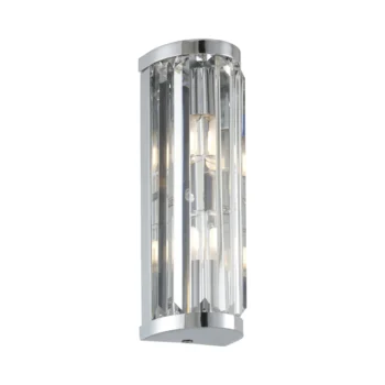 Saxby 39629 Saxby Crystal 2lt wall IP44 18W 1