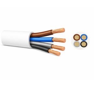 4 Core 2.5mm | 3184B | LSZH Flexible Cable | White | 50m 1 3184B 4 Core 2.5mm LSZH Flexible Cable 50m