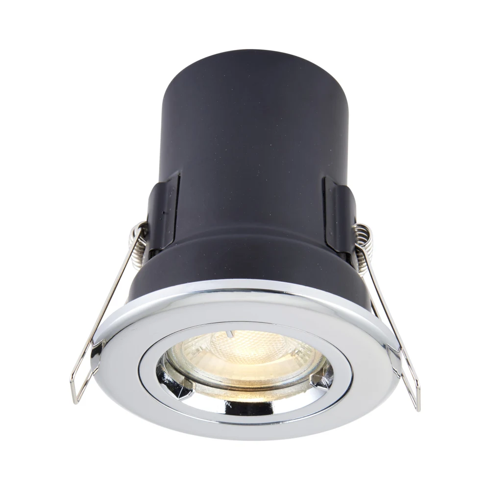 Saxby ShieldPLUS Fixed GU10 Chrome 2 Saxby 50674 Saxby ShieldPLUS Fixed GU10 Chrome 2