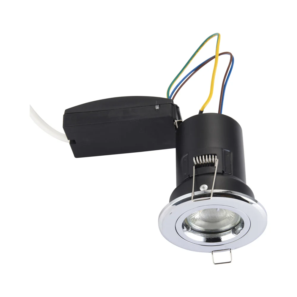 Saxby ShieldPLUS Fixed GU10 Chrome 4 Saxby 50674 Saxby ShieldPLUS Fixed GU10 Chrome 4