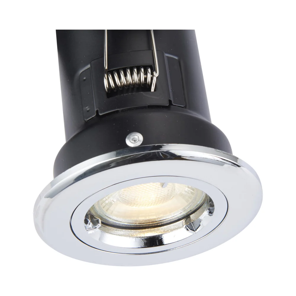 Saxby ShieldPLUS Fixed GU10 Chrome 7 Saxby 50674 Saxby ShieldPLUS Fixed GU10 Chrome 7