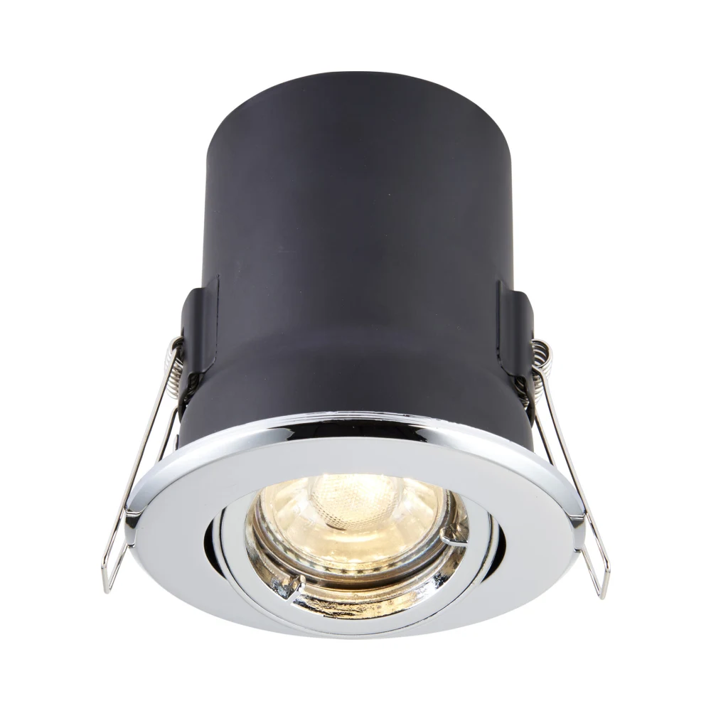 Saxby ShieldPLUS Tilt GU10 Chrome 3 Saxby 50682 Saxby ShieldPLUS Tilt GU10 Chrome 3