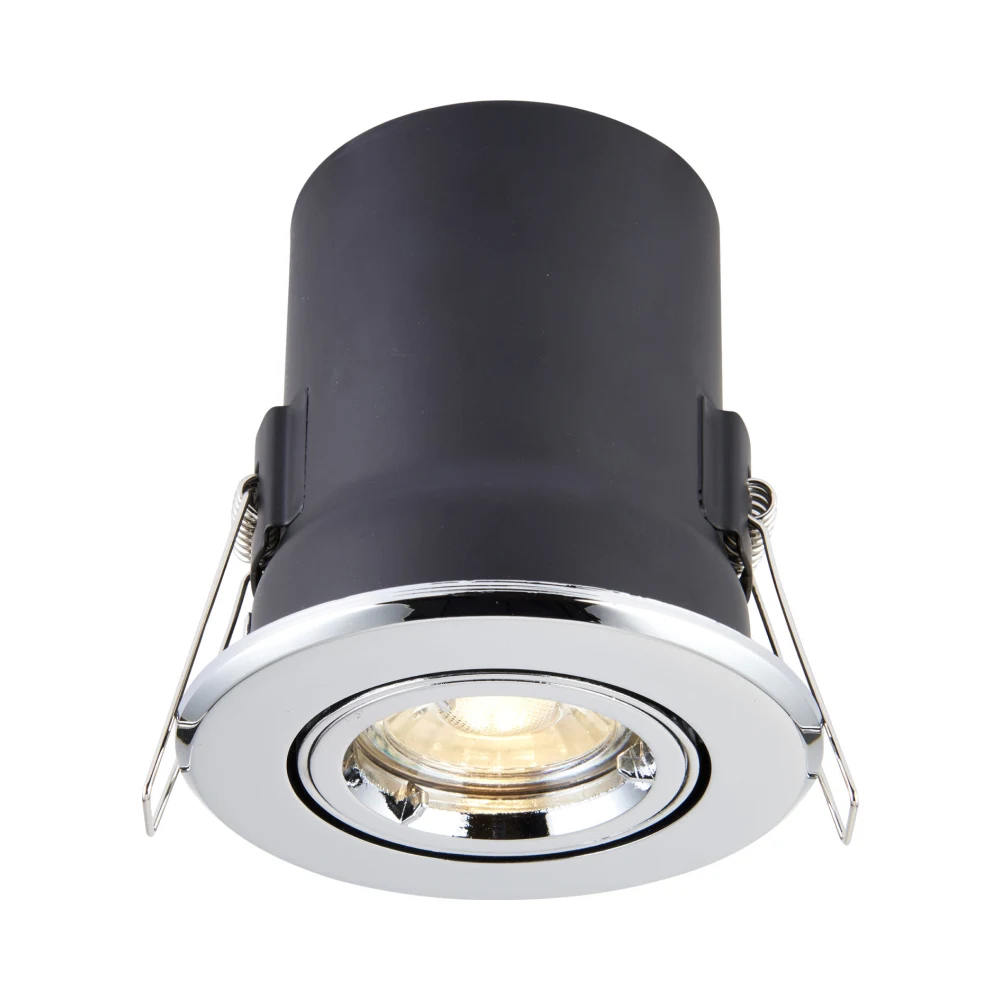 Saxby ShieldPLUS Tilt GU10 Chrome 4 Saxby 50682 Saxby ShieldPLUS Tilt GU10 Chrome 4