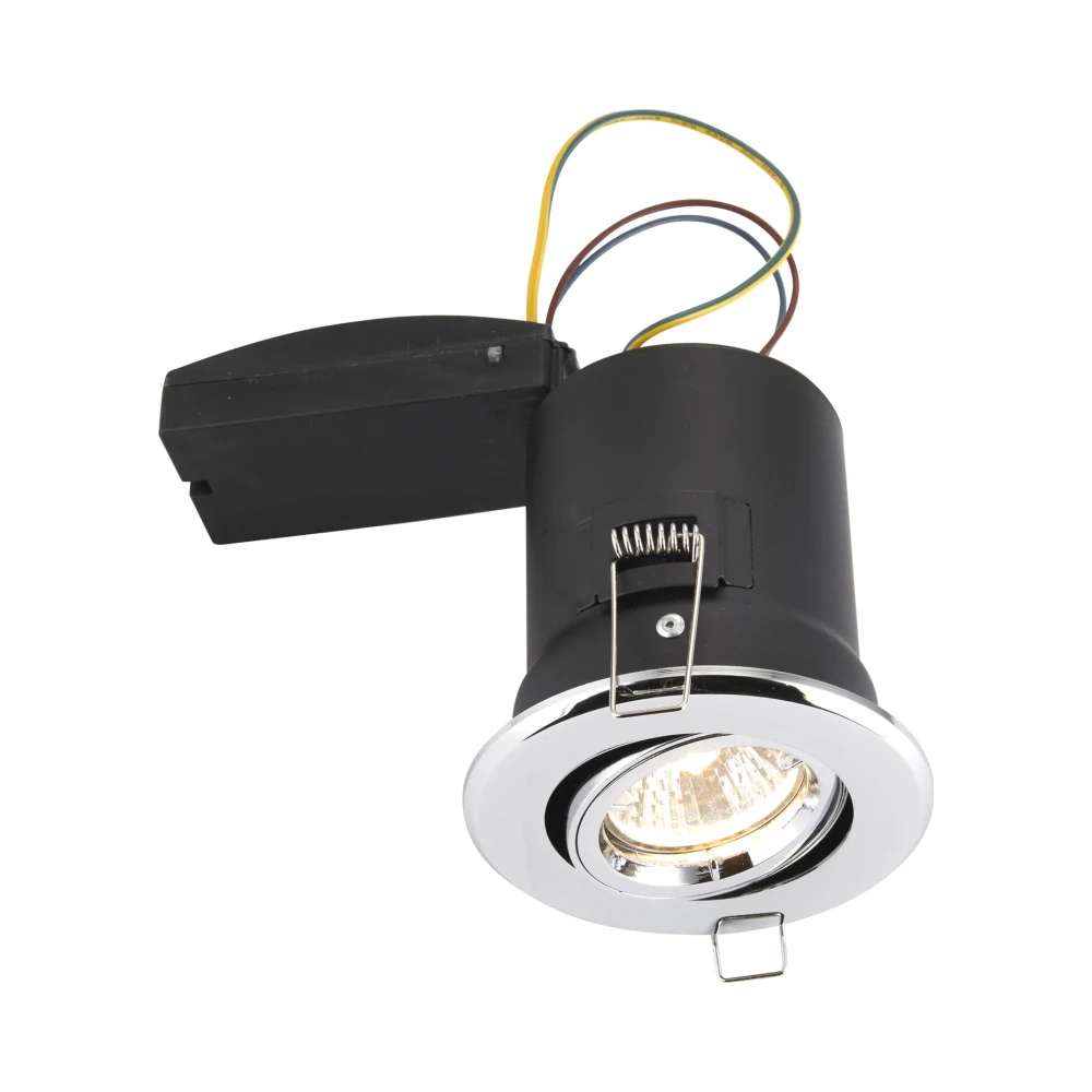 Saxby ShieldPLUS Tilt GU10 Chrome 5 Saxby 50682 Saxby ShieldPLUS Tilt GU10 Chrome 5