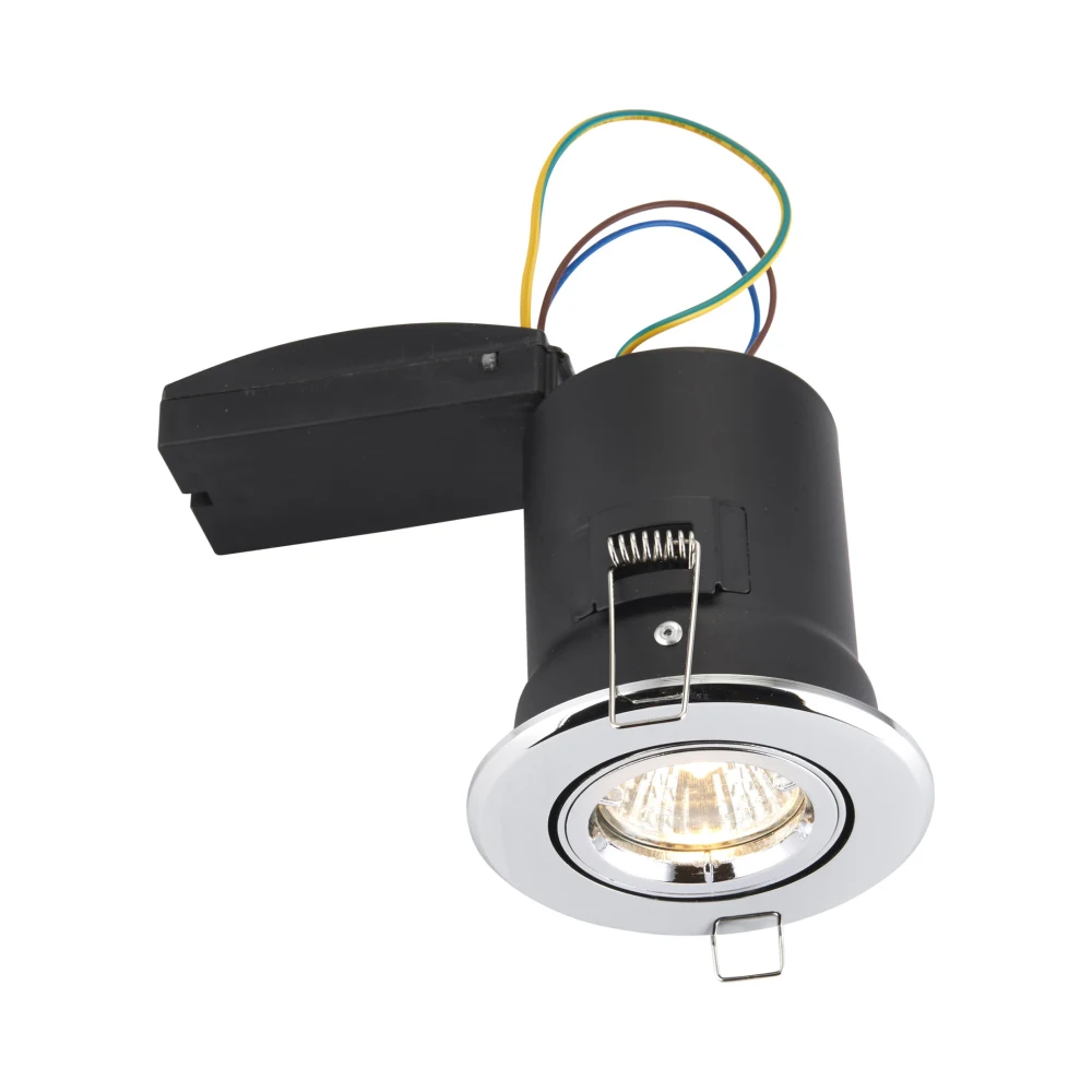 Saxby ShieldPLUS Tilt GU10 Chrome 6 Saxby 50682 Saxby ShieldPLUS Tilt GU10 Chrome 6