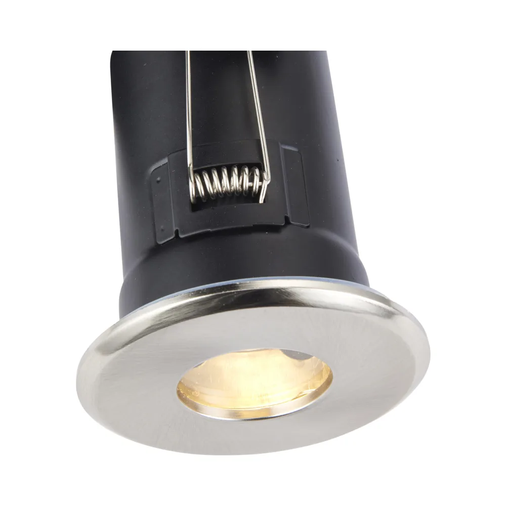 Saxby ShieldPLUS IP65 GU10 Satin Nickel 7 Saxby 50688 Saxby ShieldPLUS IP65 GU10 Satin Nickel 7