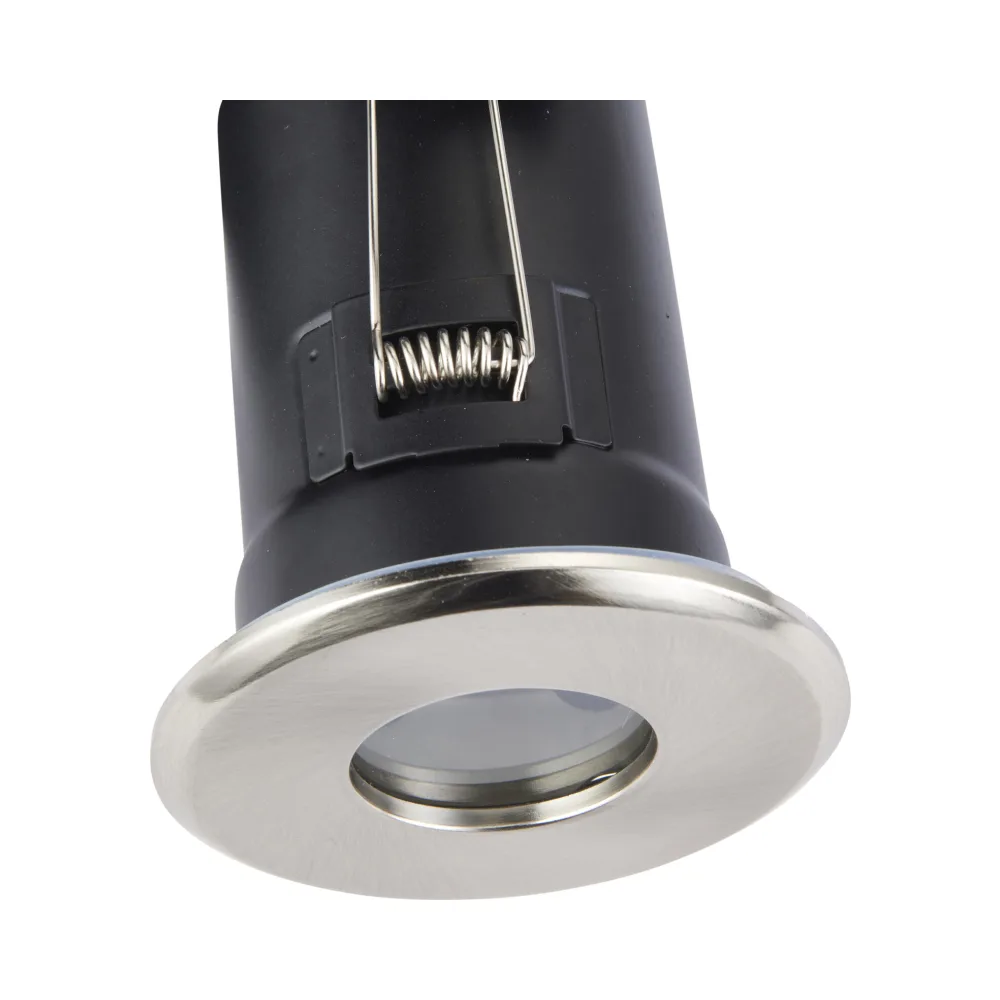Saxby ShieldPLUS IP65 GU10 Satin Nickel 8 Saxby 50688 Saxby ShieldPLUS IP65 GU10 Satin Nickel 8