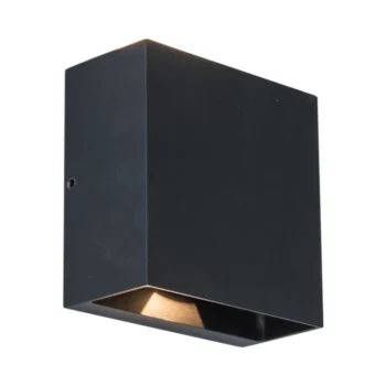 Lutec 5104003012 Lutec - Gemini Beams Wall Light - 3000K - Matt Black 1