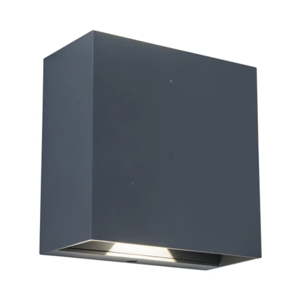 Lutec - Gemini Wall Light - 4000K - Dark Grey 1 Lutec 5104005118 Lutec - Gemini Wall Light - 4000K - Dark Grey 1