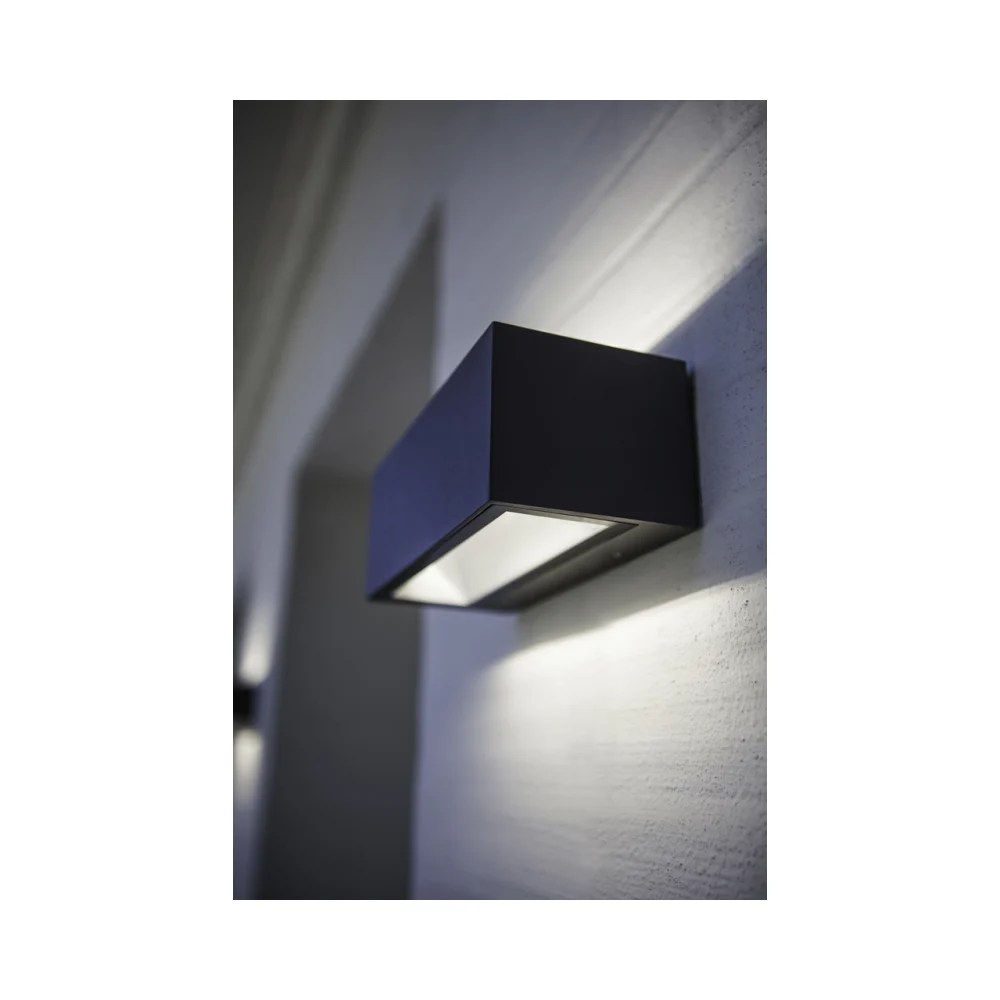 Lutec - Gemini Wall Light - 4000K - Dark Grey 2 Lutec 5189104118 Lutec - Gemini Wall Light - 4000K - Dark Grey 2
