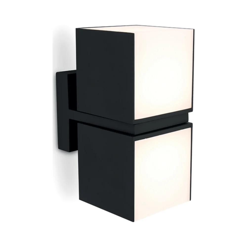 Lutec - Cuba Wall Light Matt Black Double Rotating Heads 1 Lutec - Cuba Wall Light Matt Black Double Rotating Heads