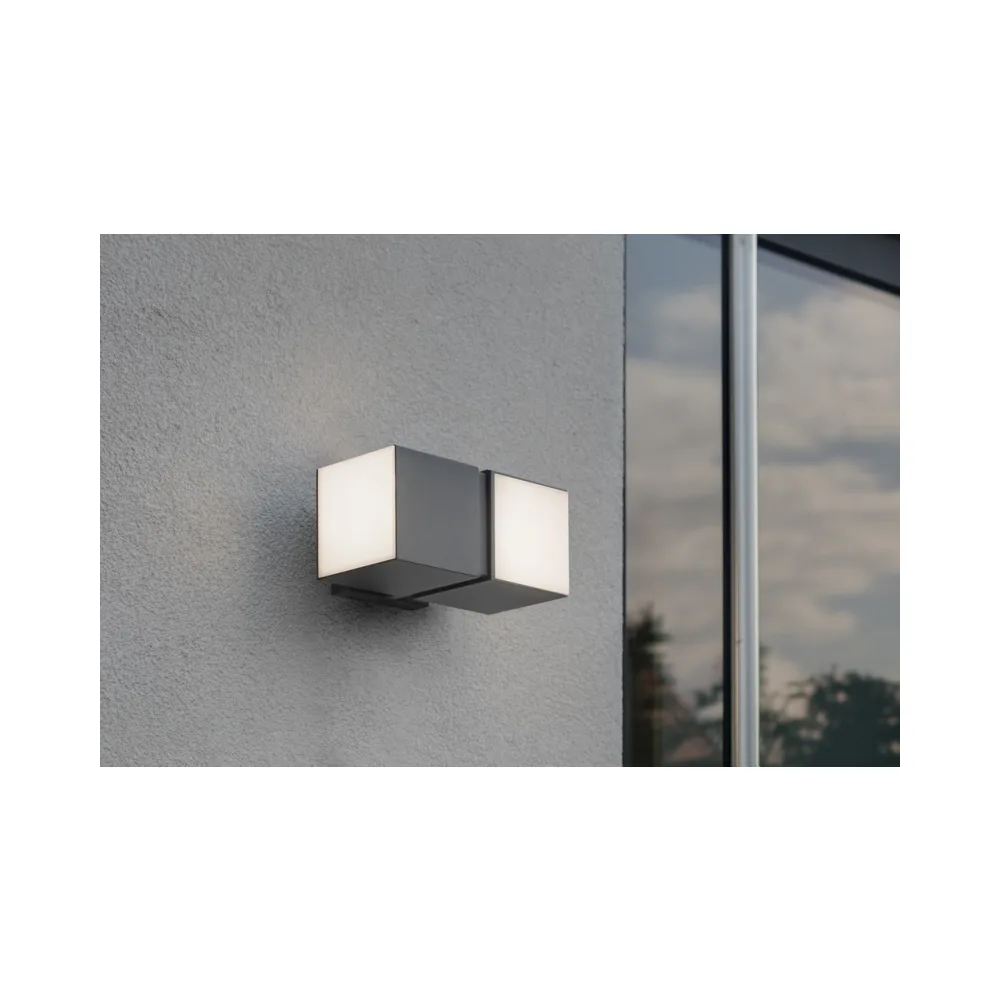 Lutec - Rotated Wall Light Cuba 2 Lutec 5193808118 Lutec - Rotated Wall Light Cuba 2