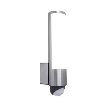 Lutec 5267103001 Lutec - Leda Wall Light - Stainless Steel - 3000K - PIR 1