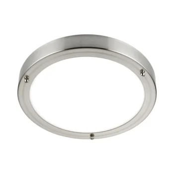 Saxby 54675 Saxby Portico LED Satin Nickel IP44 9W 1