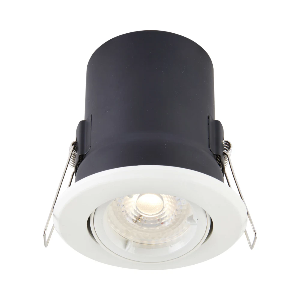 Saxby ShieldPLUS Tilt GU10 Matt White 2 Saxby 61060 Saxby ShieldPLUS Tilt GU10 Matt White 2