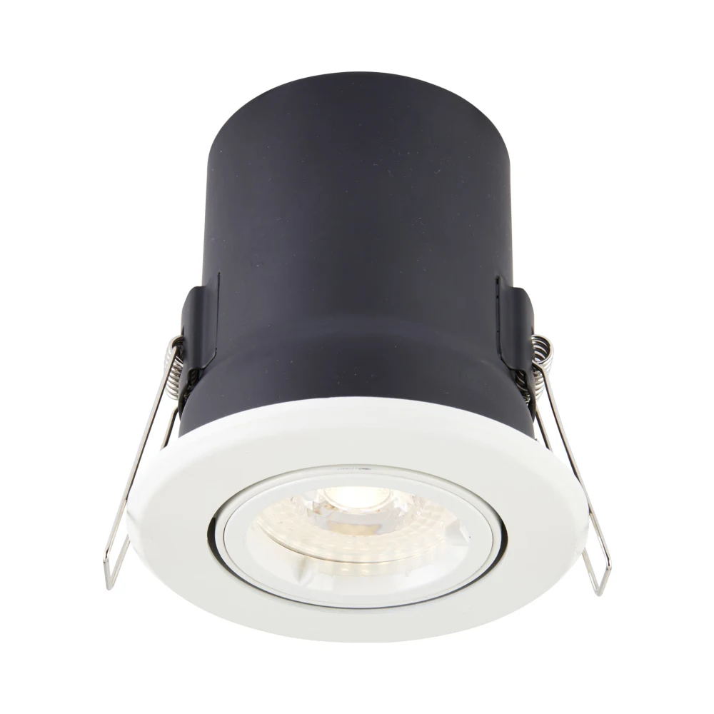 Saxby ShieldPLUS Tilt GU10 Matt White 3 Saxby 61060 Saxby ShieldPLUS Tilt GU10 Matt White 3