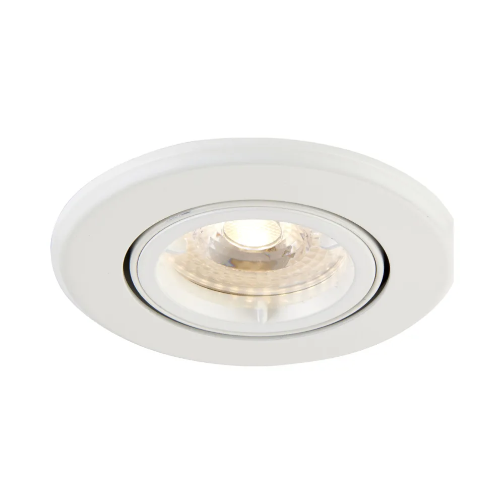 Saxby ShieldPLUS Tilt GU10 Matt White 9 Saxby 61060 Saxby ShieldPLUS Tilt GU10 Matt White 9