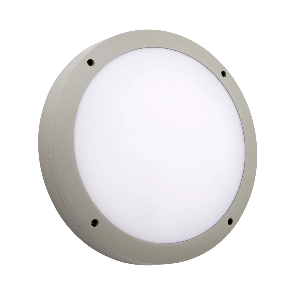 Saxby Luik Plain Casing IP65 18W - Textured Grey Paint & Opal Pc 2 Saxby 61647 Saxby Luik Plain Casing IP65 18W - Textured Grey Paint & Opal Pc 2