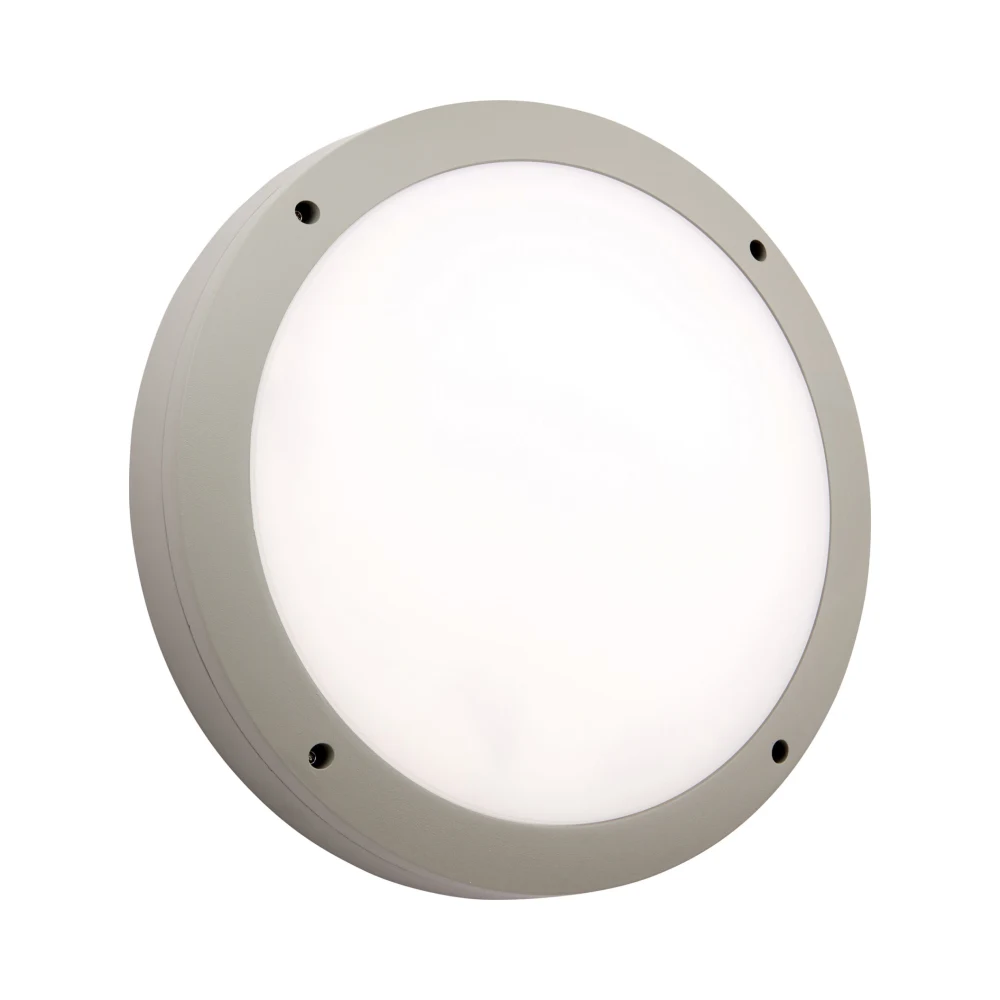 Saxby Luik Plain Casing IP65 18W - Textured Grey Paint & Opal Pc 1 Saxby 61647 Saxby Luik Plain Casing IP65 18W - Textured Grey Paint & Opal Pc 1