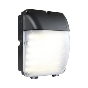 Saxby 67177 Saxby Lucca Photocell IP65 30W - Matt Black Paint & Opal PC 1