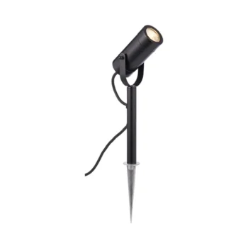 Saxby 75438 Saxby Lighting Palin 310mm Spike IP44 7W Matt Black 1