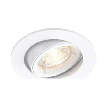 Saxby 76007 Saxby Cast Tilt GU10 Matt White 1