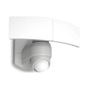 Lutec 7632201053 Lutec - Arc Security Light - Satin White - 5000K - PIR - Double Moveable Heads 1
