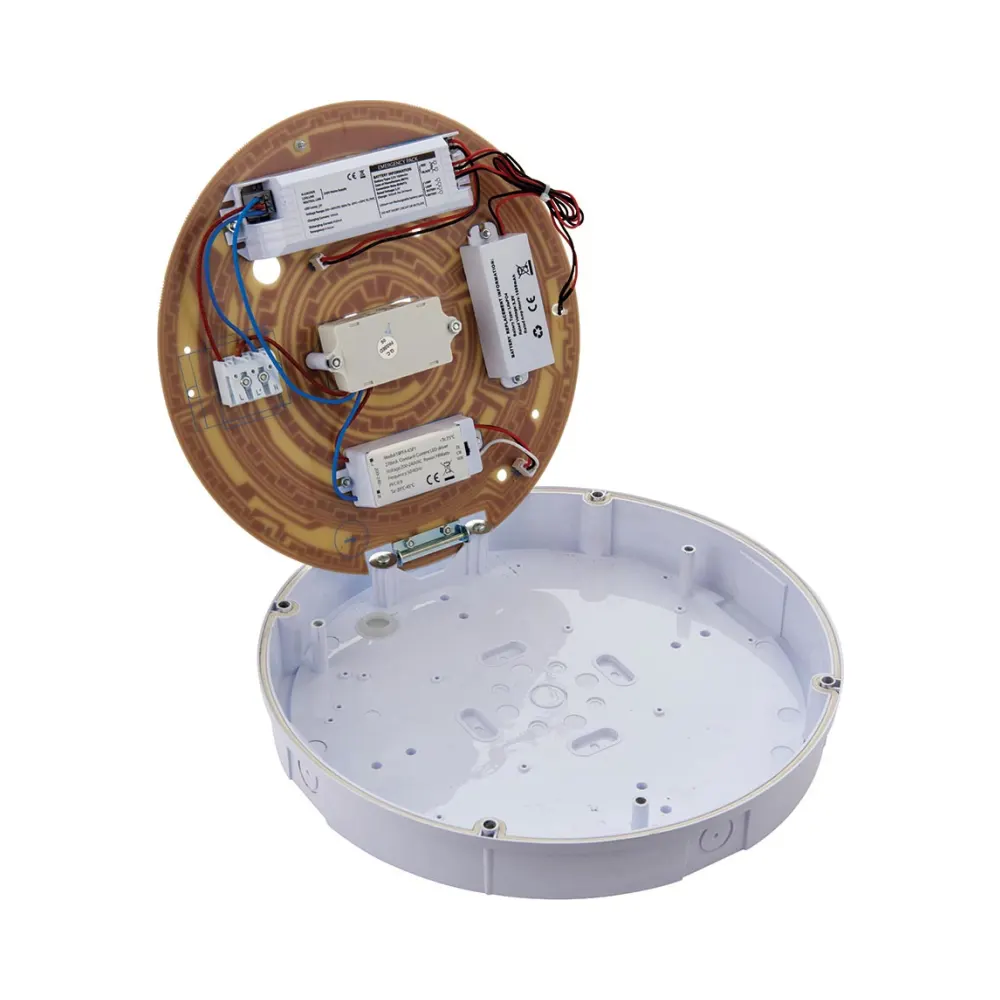 Saxby Forca CCT Emergency Microwave Bulkhead - IP65 18W 3000K/4000K/6500K 5 Saxby 77902 Saxby Forca CCT Emergency Microwave Bulkhead - IP65 18W 3000K/4000K/6500K 5