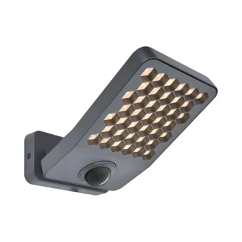 Lutec Atlantis 14W 1850lm CCT Anti Glare LED PIR Floodlight