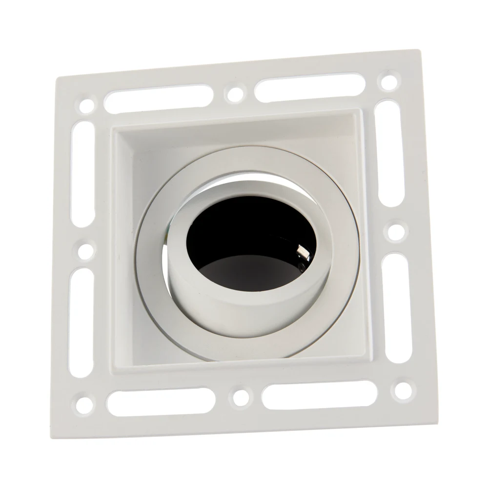 Saxby Trimless Downlight Square Matt White GU10 5 Saxby 78955 Saxby Trimless Downlight Square Matt White GU10 5