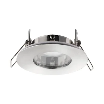 Saxby 79979 Saxby Speculo Round IP65 GU10 Brushed Chrome 1