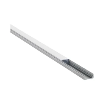 Saxby 80497 Saxby RigelSLIM Surface Aluminium Profile/Extrusion - 2m Silver 2