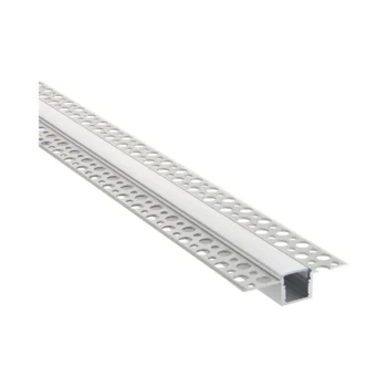 Saxby 80500 Saxby Rigel Plaster-in Aluminium Profile/Extrusion - 2m Silver 1