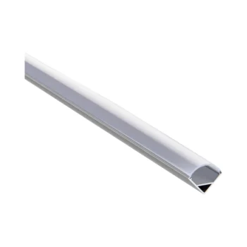 Saxby 80501 Saxby Rigel Corner Aluminium Profile/Extrusion - 2m Silver 1