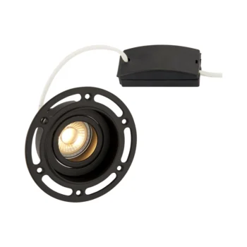 Saxby 92538 Saxby Trimless Downlight Round Black GU10 1