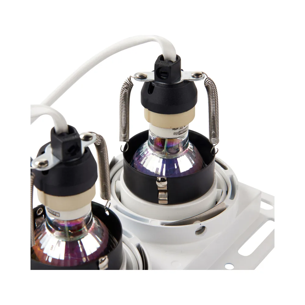 Saxby Trimless Downlight Twin Matt White GU10 7 Saxby 94754 Saxby Trimless Downlight Twin Matt White GU10 7