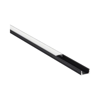 Saxby 94946 Saxby RigelSLIM Surface Aluminium Profile/Extrusion - 2m Black 2