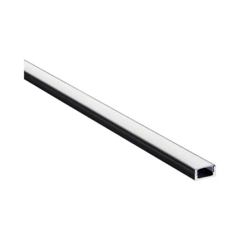 Saxby 94946 Saxby RigelSLIM Surface Aluminium Profile/Extrusion - 2m Black 1