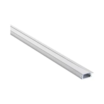 Saxby 94947 Saxby Lighting Rigel SLIM Recessed 2m Aluminium Profile / Extrusion Silver 1