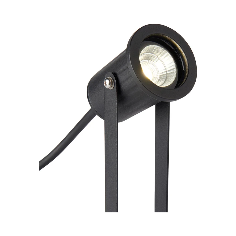 Saxby 8W IP65 LED Spike Light 4000K Cool White Matt Black 4 Saxby 95206 Saxby Picco Mini IP65 8W Spike Light - 4000K Cool White - Matt Black 4