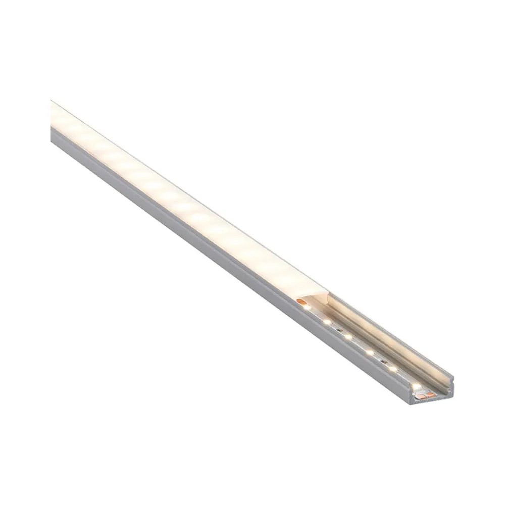 Saxby RigelSLIM Surface Aluminium Profile/Extrusion - 2m Matt White 4 Saxby 97734 Saxby RigelSLIM Surface Aluminium Profile/Extrusion - 2m Matt White 4