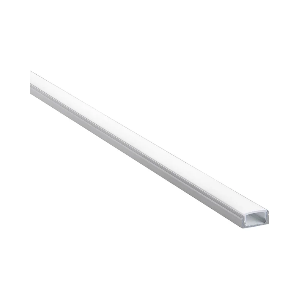 Saxby RigelSLIM Surface Aluminium Profile/Extrusion - 2m Matt White 1 Saxby 97734 Saxby RigelSLIM Surface Aluminium Profile/Extrusion - 2m Matt White 1