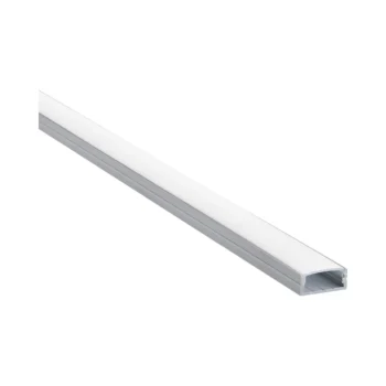 Saxby 97735 Saxby RigelSLIM Surface Wide Aluminium Profile/Extrusion - 2m Silver 1