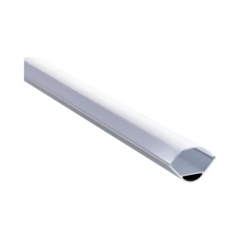 Saxby 97737 Saxby Rigel Corner Wide Aluminium Profile/Extrusion - 2m Silver 1
